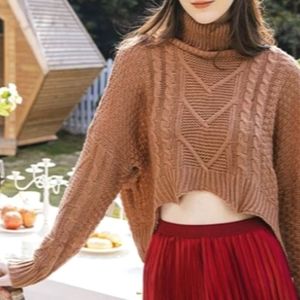 NWOTs 'High-Low' cropped Knitted Sweater!